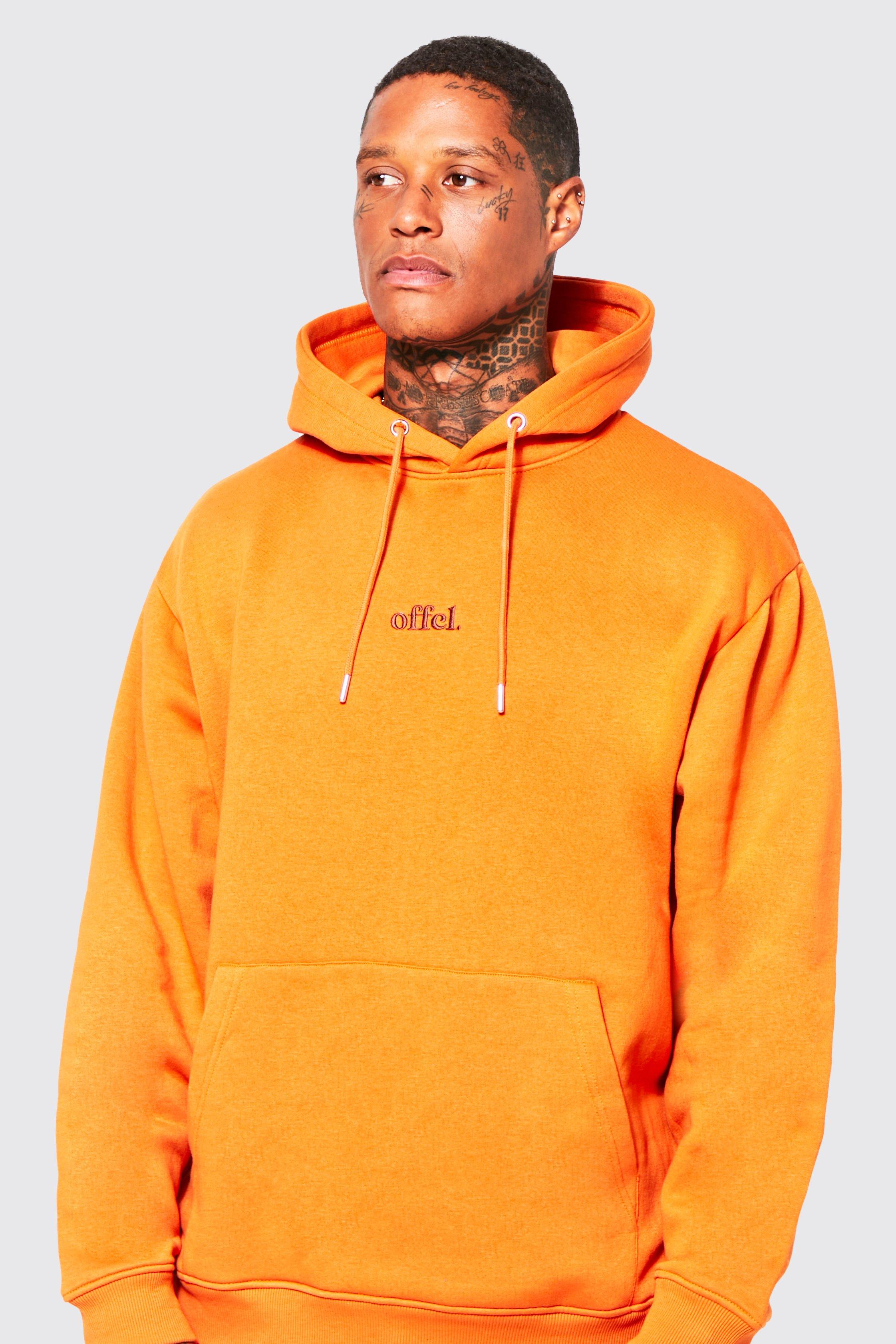 Burnt orange hoodie discount